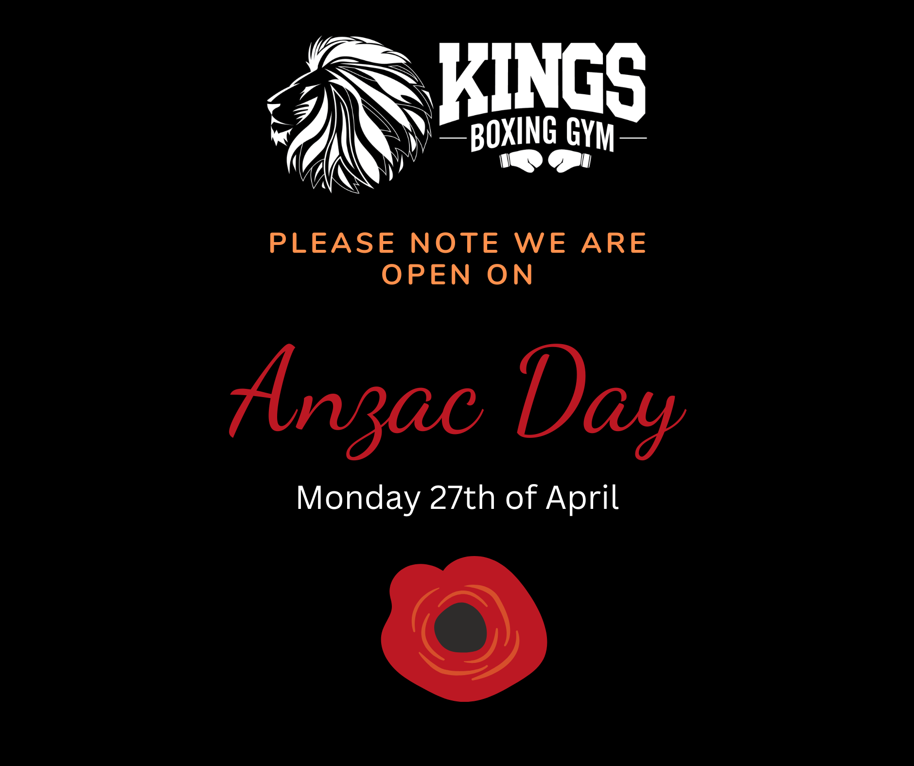 KBG Anzac Day Open 2026